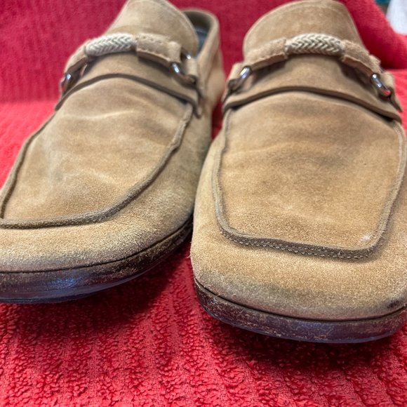 Prada Mens Loafers All Leather Upper and Out Soles Brown Made In Italy - Picture 6 of 16